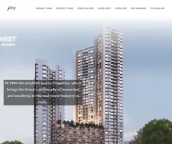 Godreej-Properties.in(GODREJ PROPERTIES) Screenshot