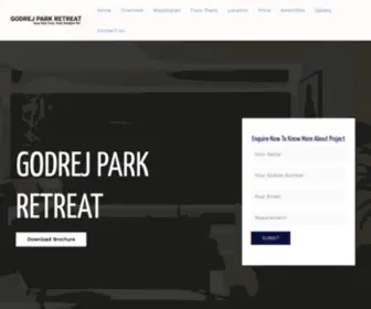 Godrej-Parkretreat.co(Godrej Park Retreat) Screenshot