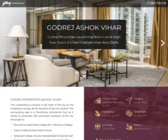 Godrejashokvihar.in(Godrej Ashok Vihar Delhi) Screenshot