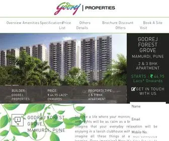 GodrejForestgrove-Mamurdi.com(Godrej Forest Grove Mamurdi Pune) Screenshot