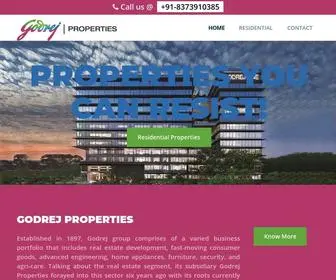 Godrejgroup.co.in(Godrej Properties) Screenshot