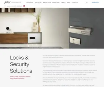 GodrejLocks.com(Godrej Locking Solutions and Systems) Screenshot