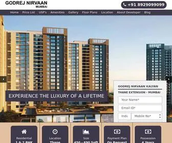 GodrejNirvaankalyan.com(Godrej Nirvaan Kalyan) Screenshot