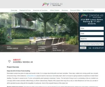 GodrejNoida43.com(Godrej Sector 43 Noida) Screenshot