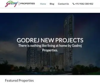 GodrejProject.com(Godrej New Projects) Screenshot