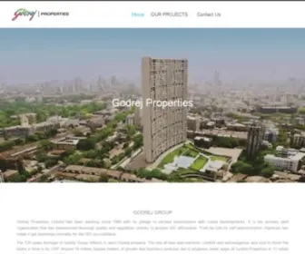 GodrejProject.in(Godrej projects In Gurgaon) Screenshot