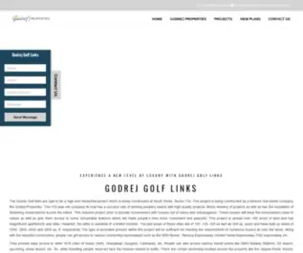 GodrejPropertiesgolflinks.com(Godrej Properties Golf links) Screenshot