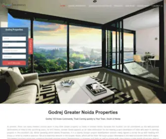 GodrejPropertiesgreaternoida.com(Godrej Properties Greater Noida) Screenshot