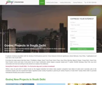 GodrejPropertiessouthdelhi.co.in(Godrej Projects in South Delhi) Screenshot