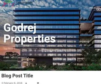 GodrejProperty-IND.com(Godrėj Properties) Screenshot