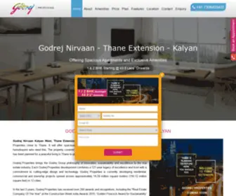 GodrejProperty.co.in(Godrej Nirvaan Kalyan) Screenshot