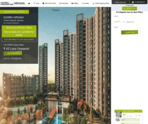 Godrejs-Thane.com(Booking Open Godrej Nirvaan at Thane Extension) Screenshot