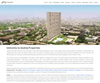 Godrejsproperty.com(Godrej Properties) Screenshot