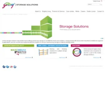 Godrejstoragesolutions.com(Godrej Storage Solutions) Screenshot