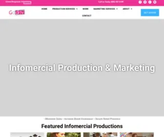 Godrtv.com(Infomercial Production Company) Screenshot