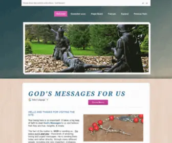 Gods-Messages-For-US.com(God's Messages are for Today's World) Screenshot