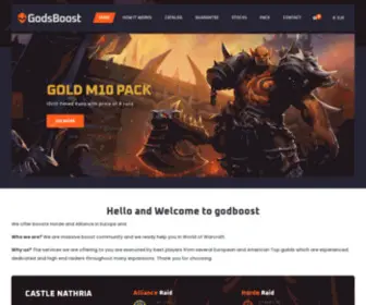 Godsboost.com(Main) Screenshot