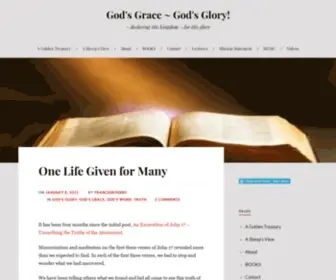 Godsgracegodsglory.com(Declaring His kingdom) Screenshot