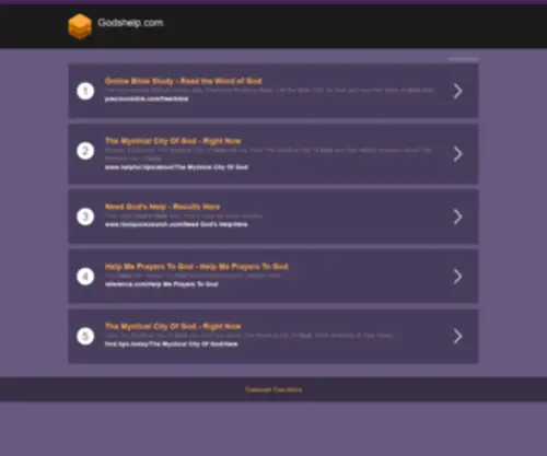 Godshelp.com(Godshelp) Screenshot