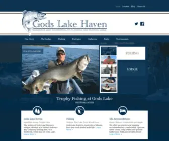 Godslakehaven.com(Gods Lake Haven in Manitoba) Screenshot