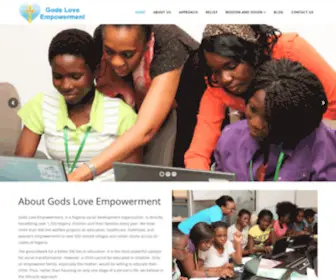 Godsloveempowerment.org(We have more than 400 live welfare projects on education) Screenshot