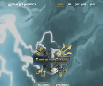 Godsofthegalaxy.io(Solana NFT Community) Screenshot