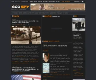 Godspy.com(Online Catholic magazine and community) Screenshot