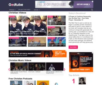Godtube.com(Watch Christian Videos) Screenshot