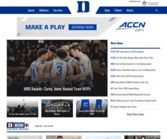 Goduke.com(Duke University) Screenshot