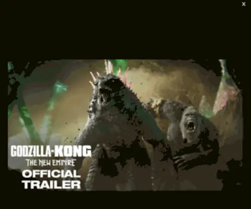 Godzillamovie.com(Godzilla X Kong) Screenshot
