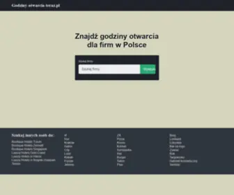 Godziny-Otwarcia-Teraz.pl(Znajdź) Screenshot