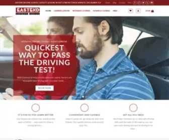 Goeastend.co.uk(Driving school in East London) Screenshot