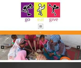 Goeatgive.com(Go Eat Give) Screenshot