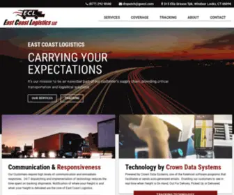 Goecl.com(East Coast Logistics) Screenshot