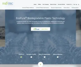 Goecopure.com(Bio-Tec Environmental) Screenshot