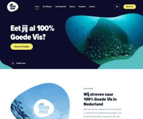 Goedevis.nl(Jouw gids voor goede VIS) Screenshot