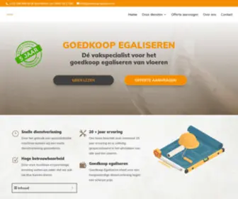 Goedkoopegaliseren.nl(Goedkoop Egaliseren) Screenshot
