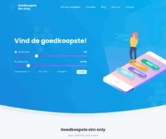 Goedkoopste-Simonly.com(Goedkoopste sim only) Screenshot