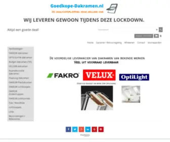 Goedkope-Dakramen.nl(Raamdecoratie en toebehoren) Screenshot