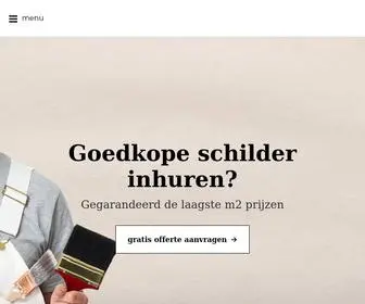 Goedkopeschilders.com(Laagste prijs garantie (actie)) Screenshot