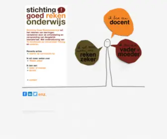 Goedrekenonderwijs.nl(Stichting Goed Rekenonderwijs) Screenshot