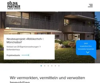 Goeldi-Immobilien.ch(Göldi Immobilien) Screenshot