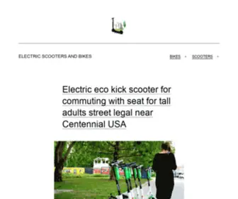 Goelectric.shop(Electric scooters 2021) Screenshot