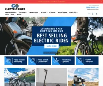 Goelectricrides.com(Go Electric Rides) Screenshot