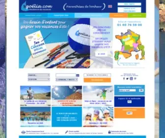 Goelia.com(Location de vacances en Résidences et Clubs en France) Screenshot