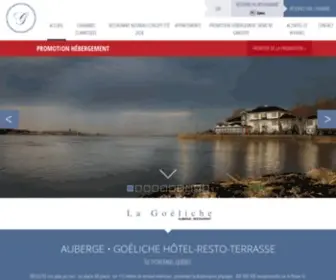 Goeliche.ca(GOÉLICHE Hôtel) Screenshot