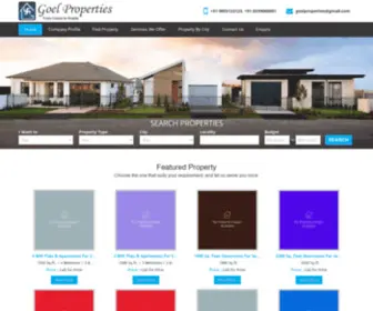 Goelproperties.com(Goel Properties) Screenshot