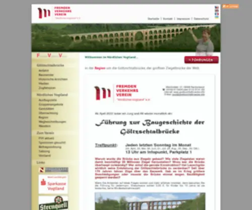 Goeltzschtalbruecke.info(Willkommen auf der Startseite) Screenshot