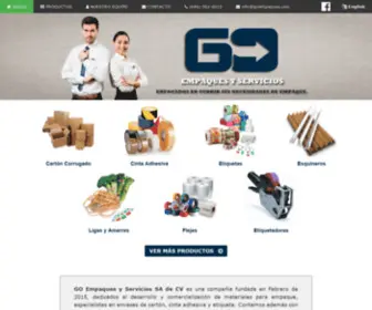 Goempaques.com(Go Empaques) Screenshot