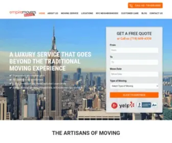 Goempiremovers.com(Movers NYC) Screenshot